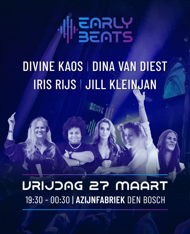 Line-up Early Beats, Azijnfabriek Den Bosch